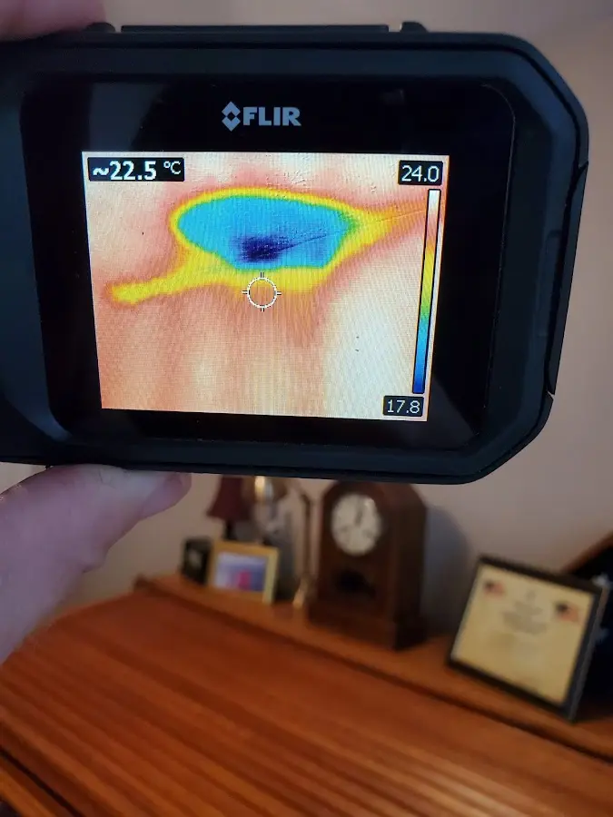 Thermal imaging inspection for water damage in Columbus